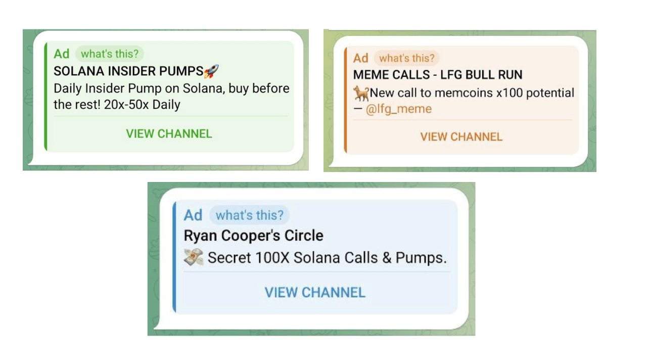 telegram ad copy example
