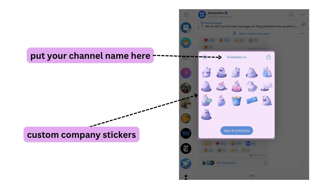 telegram stickers