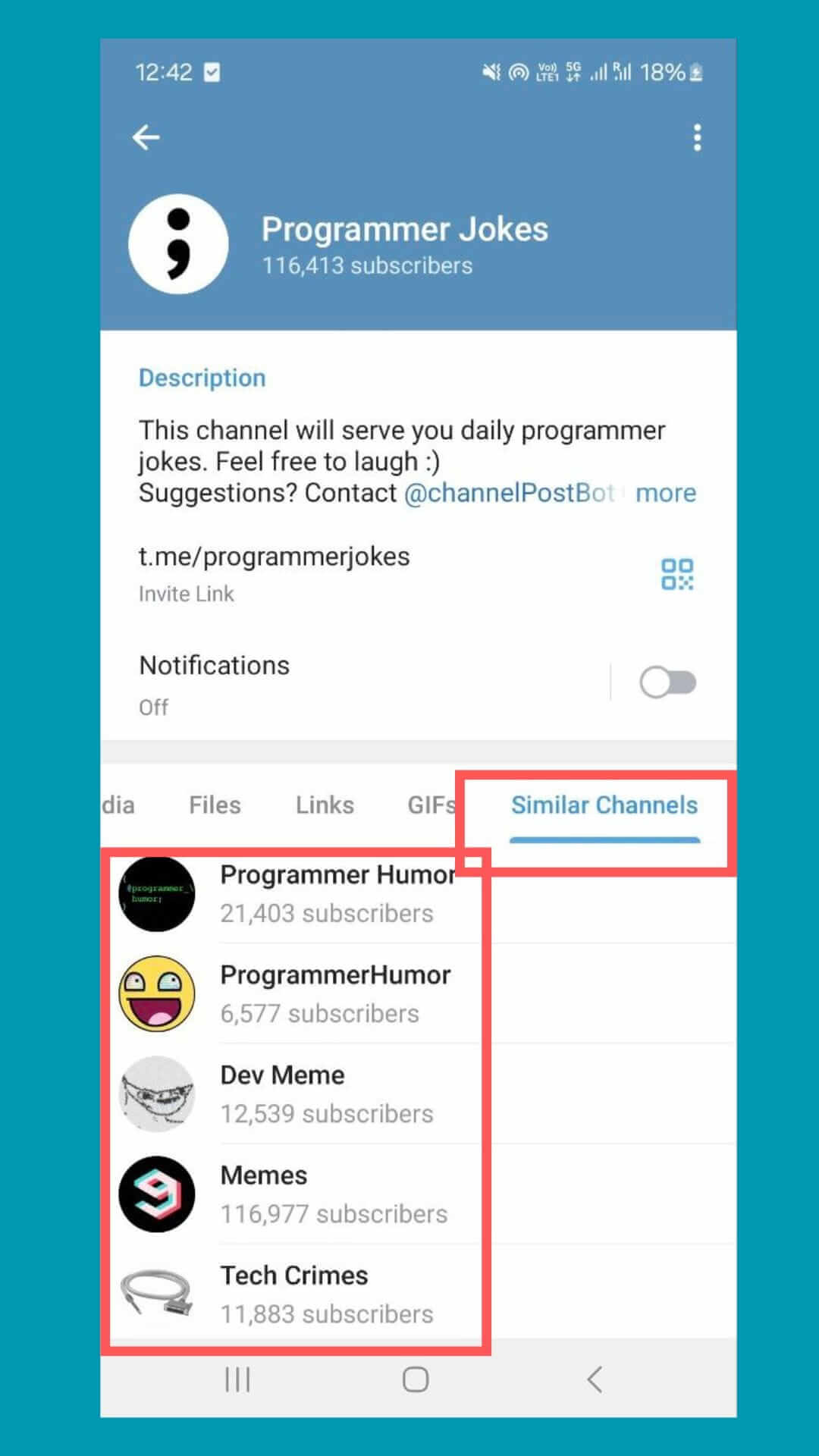 similar channels telegram