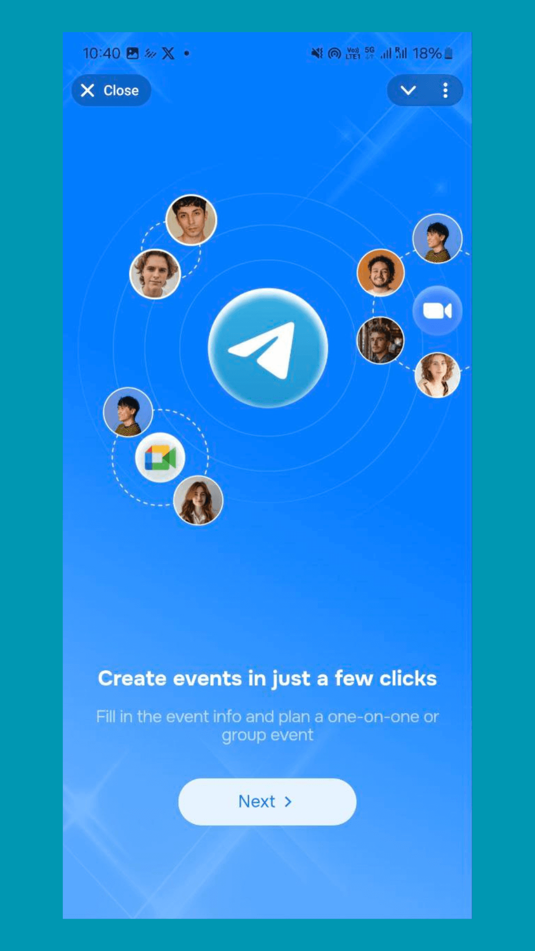Telegram mini app example