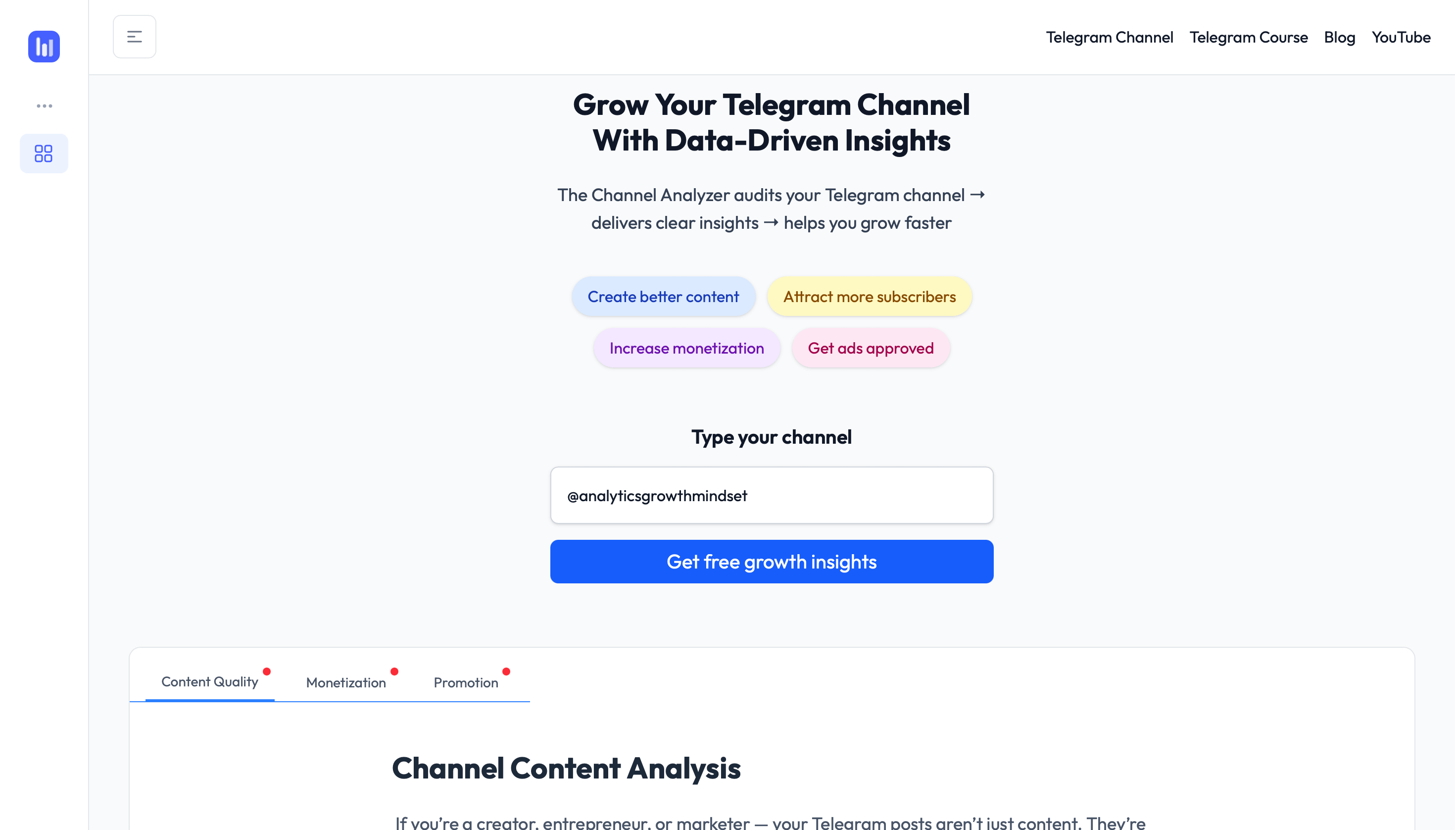 telegram channel analyzer - telegram marketing tool