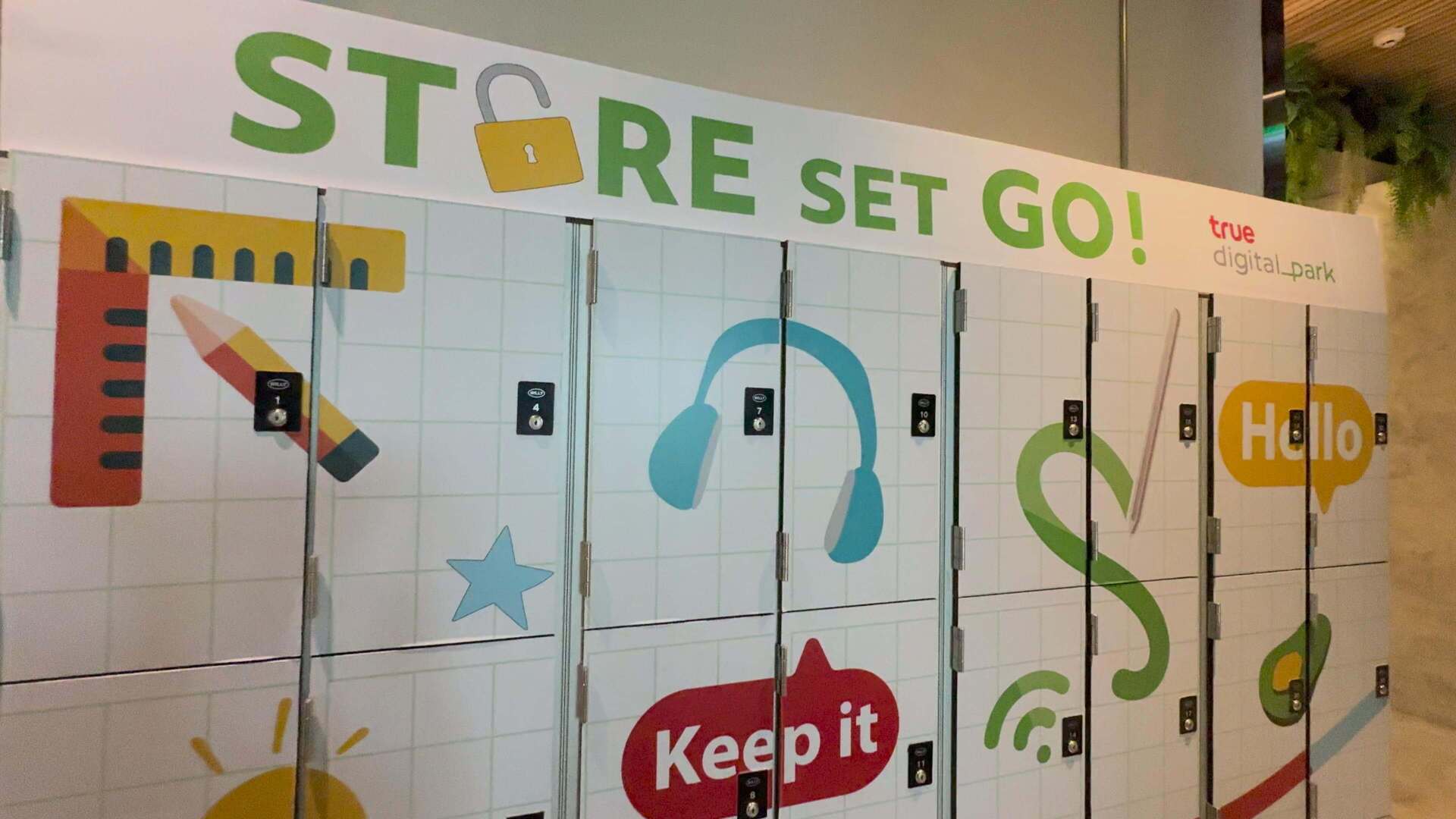 Coworking Space True Digital Park lockers