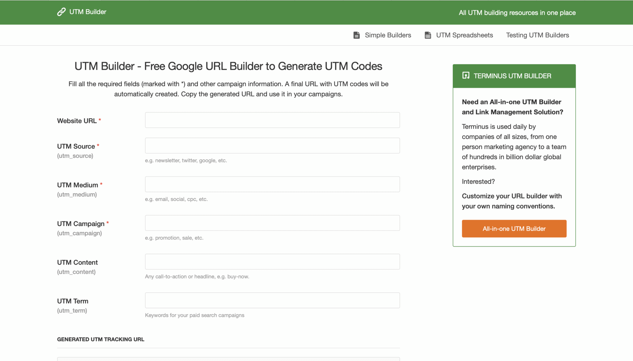 utm builder as a telegram monetization tool