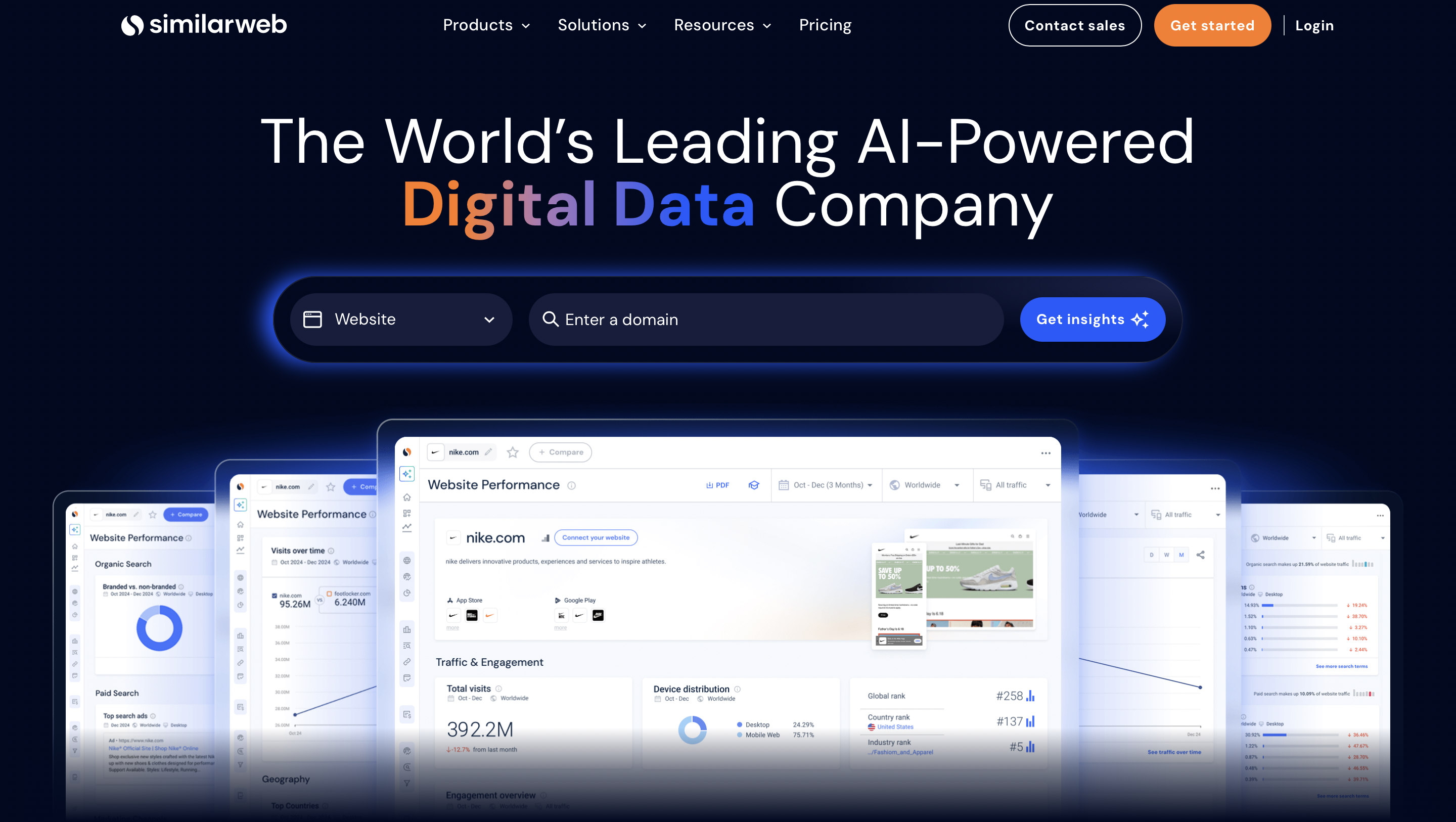 Similarweb digital analytics platform – AI-powered data tool for competitive traffic and marketing analysis. Telegram Hero